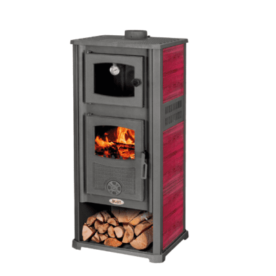 ПЕЧКА НА ДРВА BLIST ROMA G ЦРВЕН (AMBASADOR R НОВ ЦРВЕН)